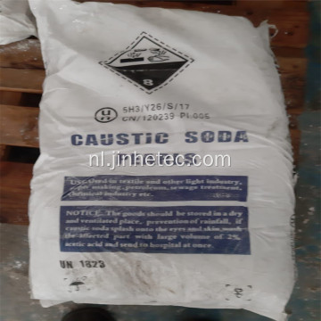 Kleurloze witte rhombische kristallen Caustic Soda